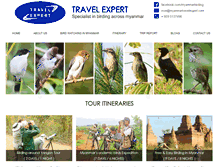 Tablet Screenshot of myanmarbirding.com